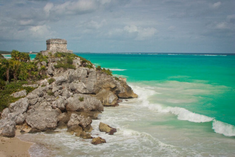 famous view at Tulum